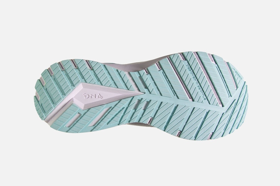 Brooks Indonesia Revel 4 Road Running Shoes Womens - White/Turquoise - 29ARWUDFM